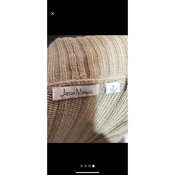 Jason Maxwell brown cardigan size small - Picture 4 of 4